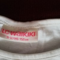 Бяла блуза за момиче LC WAIKIKI, снимка 3 - Детски тениски и потници - 25525162