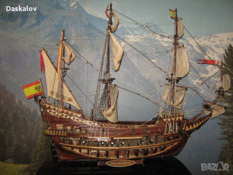 Продавам дървен макет на кораб , снимка 1