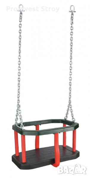 Седалка за люлка бебешки кош гумена с метална вложка и включени синджири AC2001 43*29*23 см., снимка 1