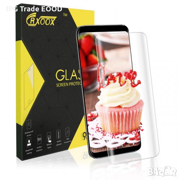 Samsung Galaxy S8 Plus стъклен протектоr Цял, снимка 1