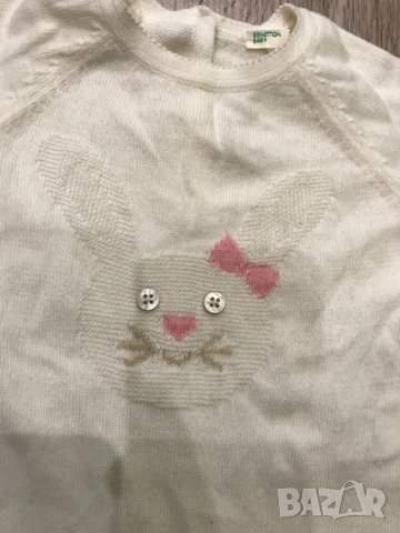 🐰🐰🐰 Benetton ново гащеризонче, снимка 3 - Бебешки гащеризони - 25122967