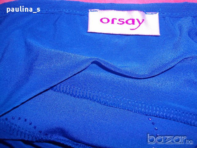 Тюркоазена туника с гол гръб "Orsay"orginal / голям размер brand, снимка 3 - Туники - 14612377