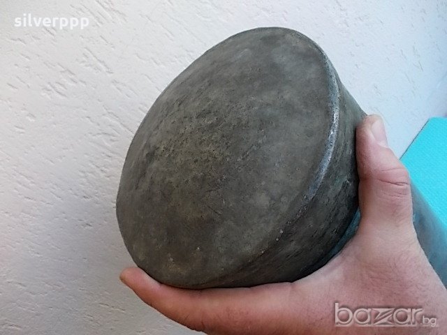  Рядък меден съд , снимка 2 - Антикварни и старинни предмети - 21450084
