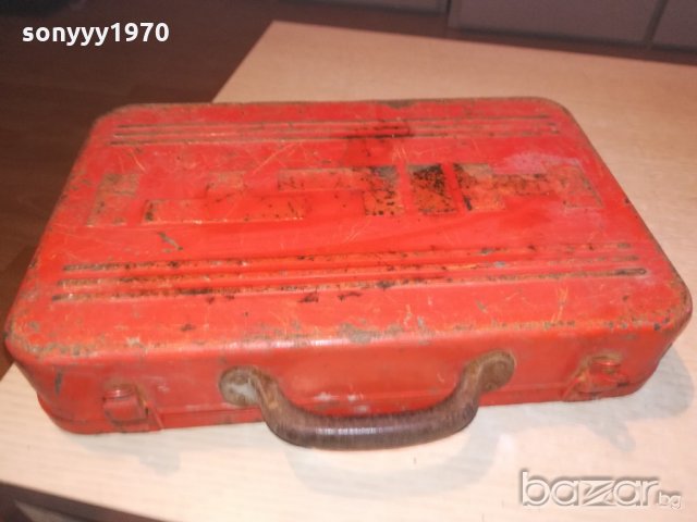 hilti-метален куфар за инструменти-38х25х8см-внос швеицария, снимка 16 - Други инструменти - 20556499
