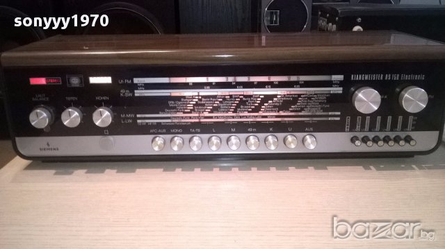 Siemens rs150-hifi receiver-germany-ретро-внос швеицария, снимка 14 - Ресийвъри, усилватели, смесителни пултове - 14946106
