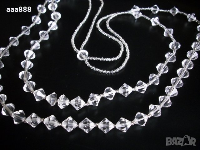 Колие огърлица чешки кристал, снимка 5 - Колиета, медальони, синджири - 24727562