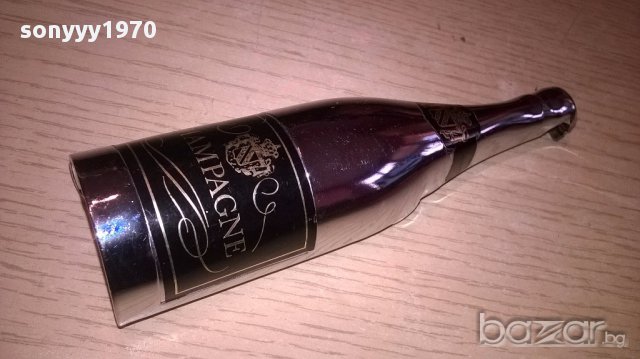 Champagne-inox-14x4x3см-внос швеицария, снимка 9 - Антикварни и старинни предмети - 16798112