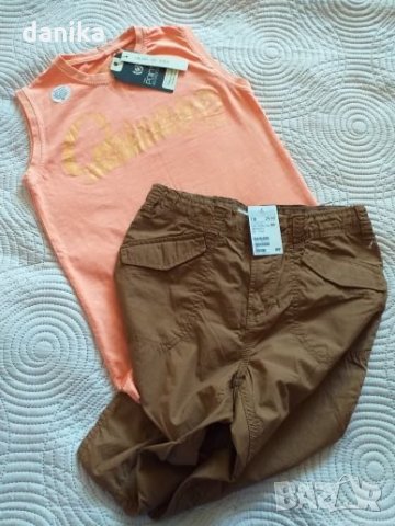 Бермуди , къс панталон  H&M , тениска Points 146 / 152