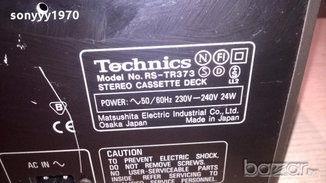 technics rs-tr373 deck-made in japan-внос швеицария, снимка 16 - Ресийвъри, усилватели, смесителни пултове - 18413443