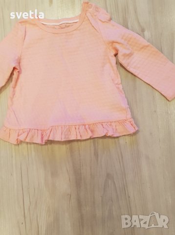 Дънкова поличка за бебка и сладурски блузки , снимка 6 - Бебешки рокли - 23357130