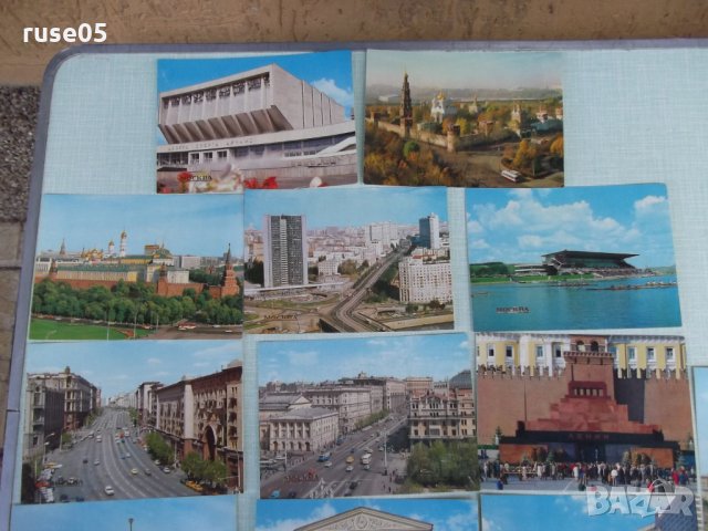 Лот от 16 бр. картички "Москва", снимка 3 - Други ценни предмети - 25605010