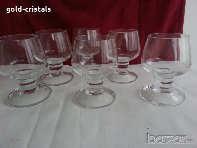  Стъклени чаши за ракия коняк  аперитив, снимка 12 - Антикварни и старинни предмети - 20243915