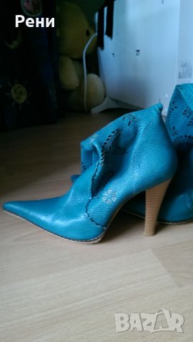 Ботуши от естествена кожа , снимка 3 - Дамски ботуши - 21512775