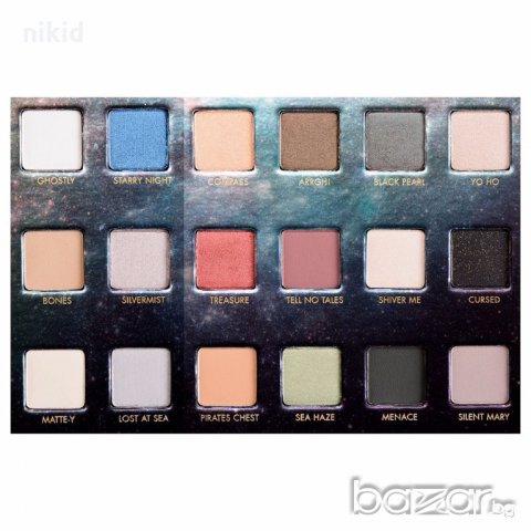 18 цвята LORAC Pirates of the Caribbean Палитра сенки за очи+плюс черен молив, снимка 2 - Декоративна козметика - 19275332