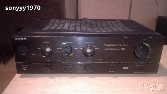 sony ta-f220 stereo amplifier-за ремонт/части-внос швеицария, снимка 7 - Ресийвъри, усилватели, смесителни пултове - 22301676