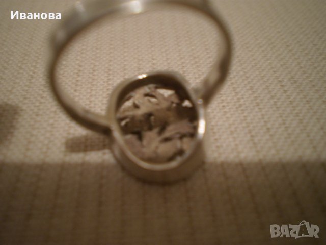 Стар сребърен пръстен с рубини, снимка 6 - Антикварни и старинни предмети - 25628440