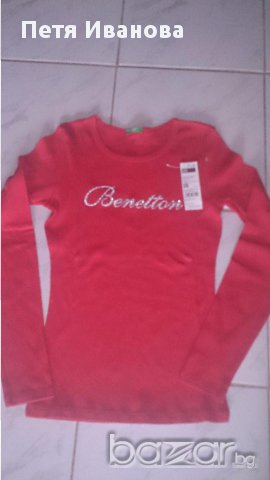 Оригинални блузи Benetton, Sisley, Cassidi намаление!, снимка 1 - Блузи с дълъг ръкав и пуловери - 12862553