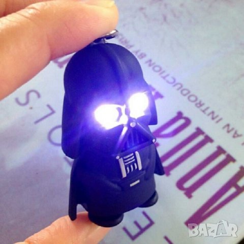 ✨ 🚀Dart Vader Star Wars светещ и свирещ ключодържател