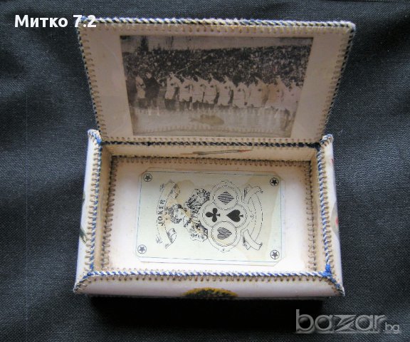 Стара ръчно изработена кутия, снимка 4 - Антикварни и старинни предмети - 17256439