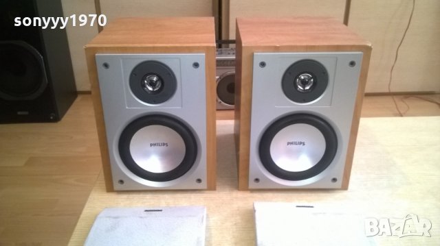 philips 2бр тонколони-внос швеицария-25х25х18см, снимка 8 - Тонколони - 24850119