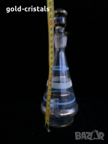 Ретро стъклена гарафа , снимка 2 - Антикварни и старинни предмети - 24118410