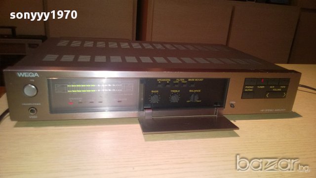 wega v550 hi-fi stereo amplifier-250watts-внос швеицария, снимка 1 - Ресийвъри, усилватели, смесителни пултове - 11270004