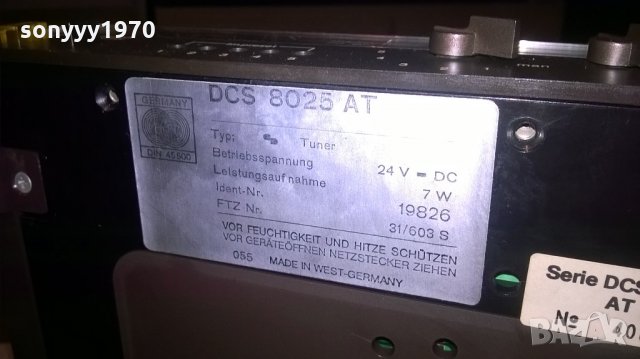 schneider dcs8025at hifi stereo tuner-west germany, снимка 13 - Ресийвъри, усилватели, смесителни пултове - 22100702