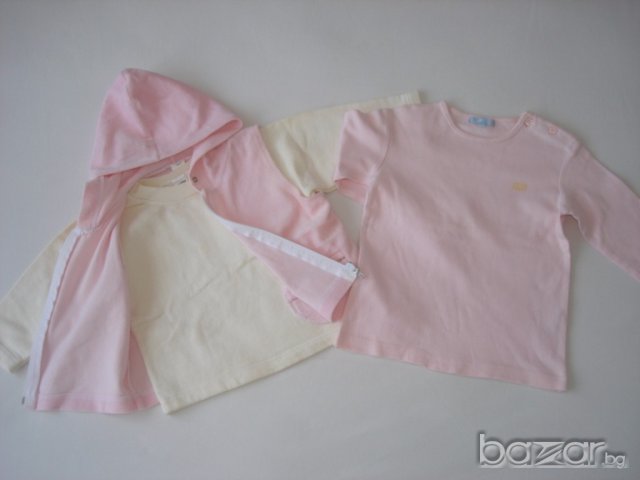 Две блузки и елече за момиче, 092 см. , снимка 5 - Бебешки блузки - 16394270