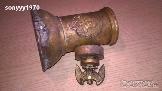 хитлериска антика-немска запалка-ретро-17х9см-внос швеицария, снимка 13 - Антикварни и старинни предмети - 18039160