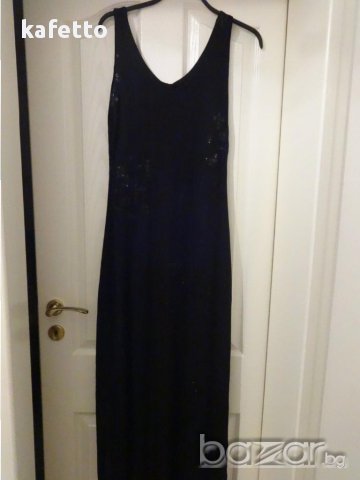 Бална/ официална рокля- черна с брокад, снимка 2 - Рокли - 11359507