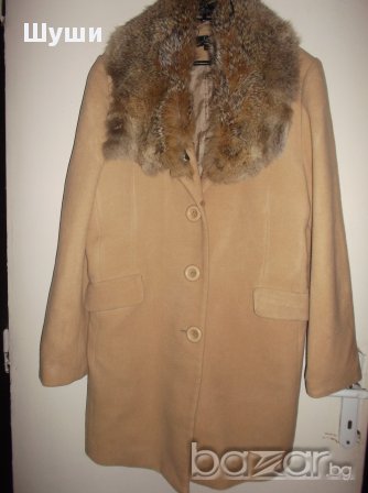 Елегантно зимно палто, снимка 2 - Палта, манта - 8838959