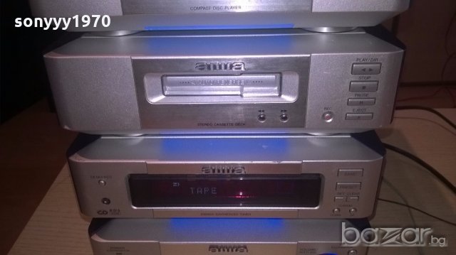 aiwa-cd/tuner/deck/amplifier-made in japan-внос швеицария, снимка 10 - Ресийвъри, усилватели, смесителни пултове - 19258209