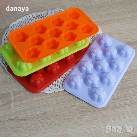 Форми за лед цветя 11 гнезда, снимка 6 - Форми - 24142206