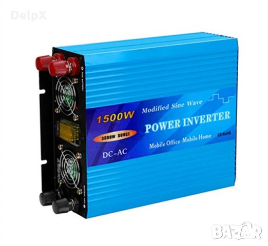 Инвертор TY-1500 12VDC/220VAC 1500W, снимка 1 - Други инструменти - 23169757