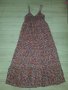 Лятна дълга рокля с презрамки марка Zara с цветни мотиви, снимка 3