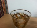 Стари стъклени чаши  с позлата и гравирани , снимка 8