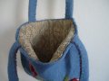 Ръчно апликирана чанта от пресована вълна, снимка 8