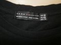 Черна дамска тениска ZARA - размер М, снимка 4