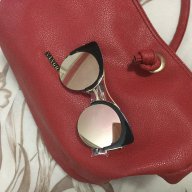Котешки слънчеви очила черно с бледо розово огледални , снимка 4 - Слънчеви и диоптрични очила - 15060409