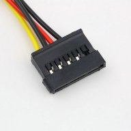 Нов 4 Pin IDE Molex за 2 от 15 Pin Serial ATA SATA HDD захранващ кабел букса букси за компютър , снимка 5 - Кабели и адаптери - 17339098