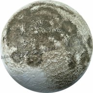 Стенна Нощна лампа Луна с дистанционно - КОД 1114, снимка 3 - Други - 13604889
