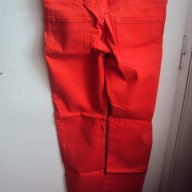 Дънки цвят морков, снимка 2 - Детски панталони и дънки - 18411112