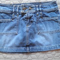 Дамски сет къса дънкова пола и тениска ESPRIT, снимка 2 - Поли - 26195469