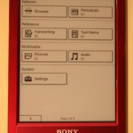 Eлектронен четец/ereader Sony Prs-t1 6" E-ink 2GB WiFi mp3 Audio, снимка 5 - Електронни четци - 10799269