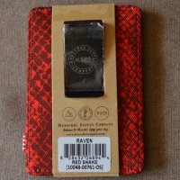 Herschel Raven Red Snake картодържател, снимка 3 - Портфейли, портмонета - 24448028
