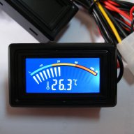 Панелен цифров LCD термометър със скала автомобил хладилник компютър, снимка 2 - Други инструменти - 10968842