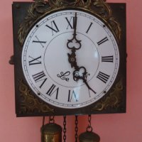 Стар стенен часовник модел Comtoise Haantje "Le Coq", снимка 4 - Антикварни и старинни предмети - 25357565