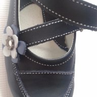 Детски обувки за момиче от естествена кожа с лепенка, елегантни, анатомични, снимка 4 - Детски маратонки - 10439851