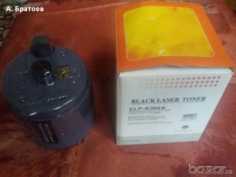 Тонер касета Samsung CLP-K300A /черен цвят/, снимка 1