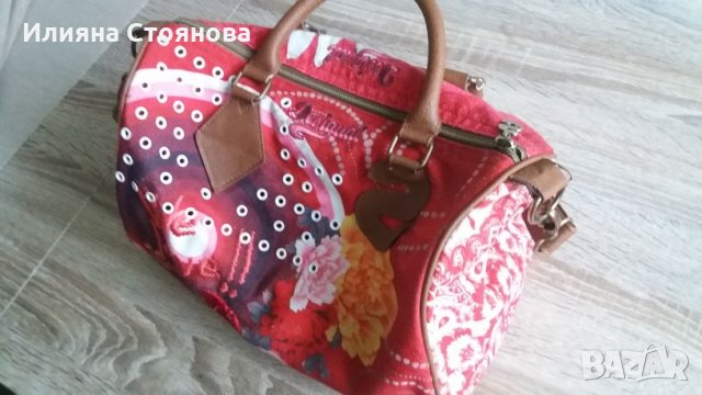 Чанта на Desigual дамска чанта къси и дълга дръжки, снимка 3 - Чанти - 24525891